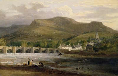 Crickhowell, Breconshire, c.1800 by English School